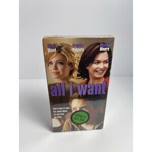 All I Want (2002) VHS - Mandy Moore, Elijah Wood, Franka Potente
